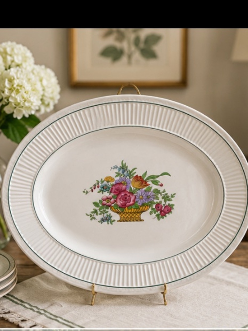 Vintage Wedgwood
Etruria England Floral Oval Serving Platter